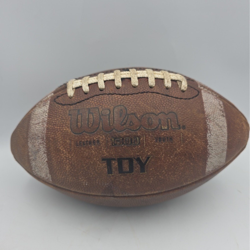 Wilson TDY Football F1300 YOUTH SIZE Leather MADE USA